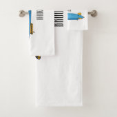 Cartoon Badhandtuch Set (Insitu)