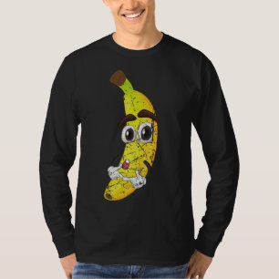 Cartoon Banana Frucht Lover Gesunde Ernährung Vege T-Shirt