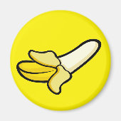 Cartoon Banana Frucht Magnet (Vorne)