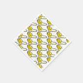 Cartoon Banana Obstpapier Party Napkins Serviette (Ecke)