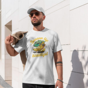 Cartoon Banana Sommerurlaub T-Shirt