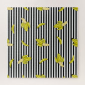 Cartoon Bananenflecken: Retro-Stil. Puzzle (Horizontal)