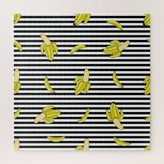 Cartoon Bananenflecken: Retro-Stil. Puzzle (Vertikal)