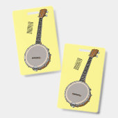 Cartoon Banjo Ausweis (Vorder- & Rückseite)
