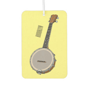 Cartoon Banjo Autolufterfrischer