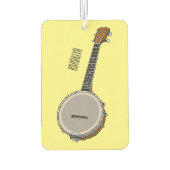 Cartoon Banjo Autolufterfrischer (Rückseite)