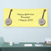 Cartoon Banjo Banner (Messe)
