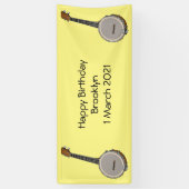 Cartoon Banjo Banner (Vertikal)