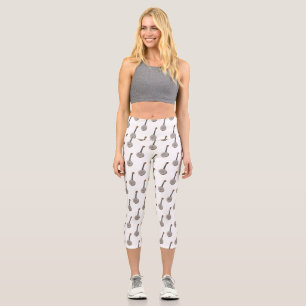 Cartoon Banjo Capri Leggings