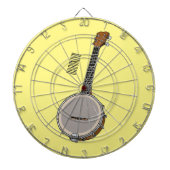 Cartoon Banjo Dartscheibe (vorne)