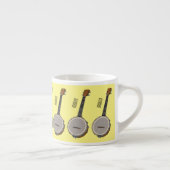 Cartoon Banjo Espressotasse (Rechts)