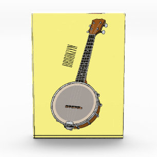Cartoon Banjo Fotoblock