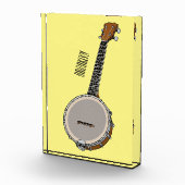 Cartoon Banjo Fotoblock (Rechts)
