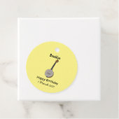Cartoon Banjo Geschenkanhänger (Beispiel)