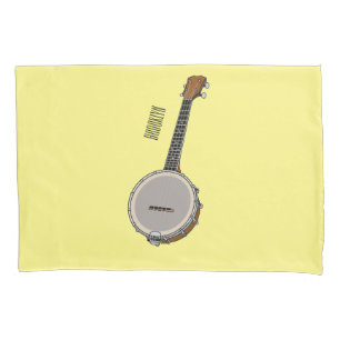 Cartoon Banjo Kissenbezug
