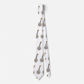 Cartoon Banjo Krawatte (Vorderseite)