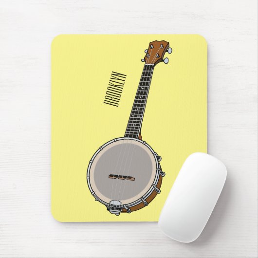Cartoon Banjo Mousepad (Mit Mouse)