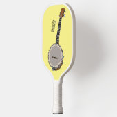 Cartoon Banjo Pickleball Schläger (Links)