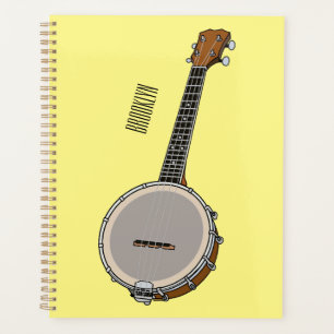 Cartoon Banjo Planer