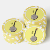 Cartoon Banjo Pokerchips (Stapel)