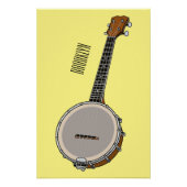 Cartoon Banjo Poster (Vorderseite)