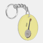 Cartoon Banjo Schlüsselanhänger (Vorderseite links)
