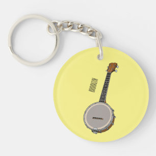 Cartoon Banjo Schlüsselanhänger
