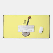 Cartoon Banjo Schreibtischunterlage (Tastatur & Maus)