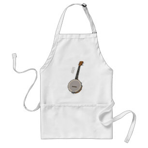 Cartoon Banjo Schürze