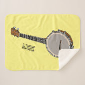 Cartoon Banjo Sherpadecke (Vorderseite (Horizontal))
