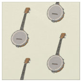 Cartoon Banjo Stoff (Nahaufnahme)