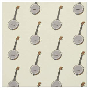 Cartoon Banjo Stoff