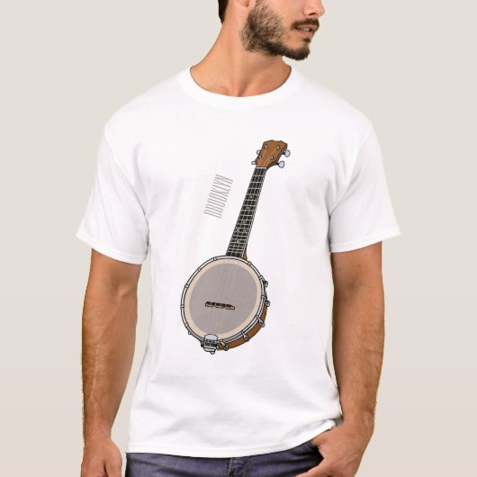 Cartoon Banjo T-Shirt (Vorderseite)