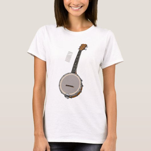 Cartoon Banjo T-Shirt (Vorderseite)