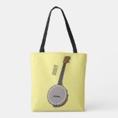 Cartoon Banjo Tasche (Rückseite)