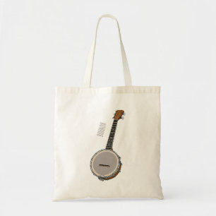 Cartoon Banjo Tragetasche