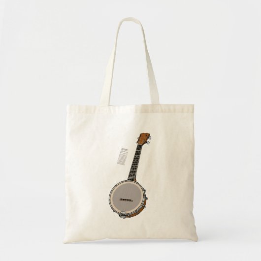 Cartoon Banjo Tragetasche (Vorne)