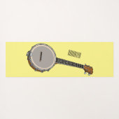 Cartoon Banjo Yogamatte (Rückseite (Horizontal))