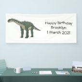 Cartoon Barapasaurus Banner (Messe)