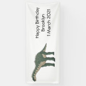 Cartoon Barapasaurus Banner (Vertikal)