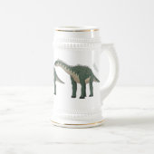 Cartoon Barapasaurus Bierglas (VorderseiteRechts)