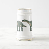 Cartoon Barapasaurus Bierglas (Mittel)