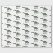 Cartoon Barapasaurus Geschenkpapier (Flach)