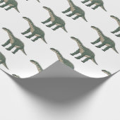 Cartoon Barapasaurus Geschenkpapier (Ecke)