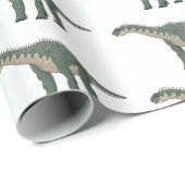 Cartoon Barapasaurus Geschenkpapier (Rolleneckpunkt)