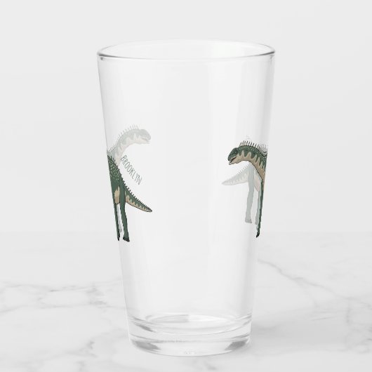 Cartoon Barapasaurus Glas (Links)