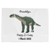 Cartoon Barapasaurus Große Geschenktüte (Rückseite)