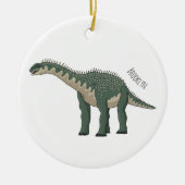 Cartoon Barapasaurus Keramik Ornament (Vorne)
