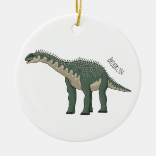 Cartoon Barapasaurus Keramik Ornament