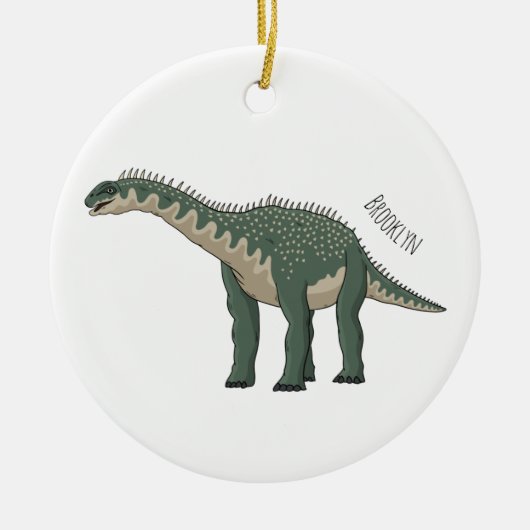 Cartoon Barapasaurus Keramik Ornament (Vorne)